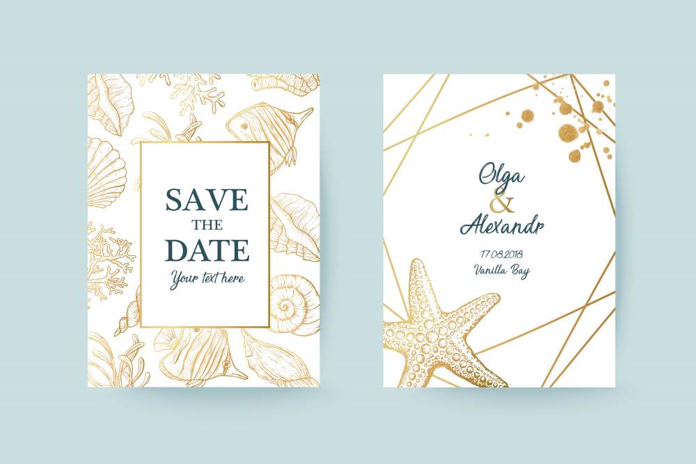 DIY wedding invitations