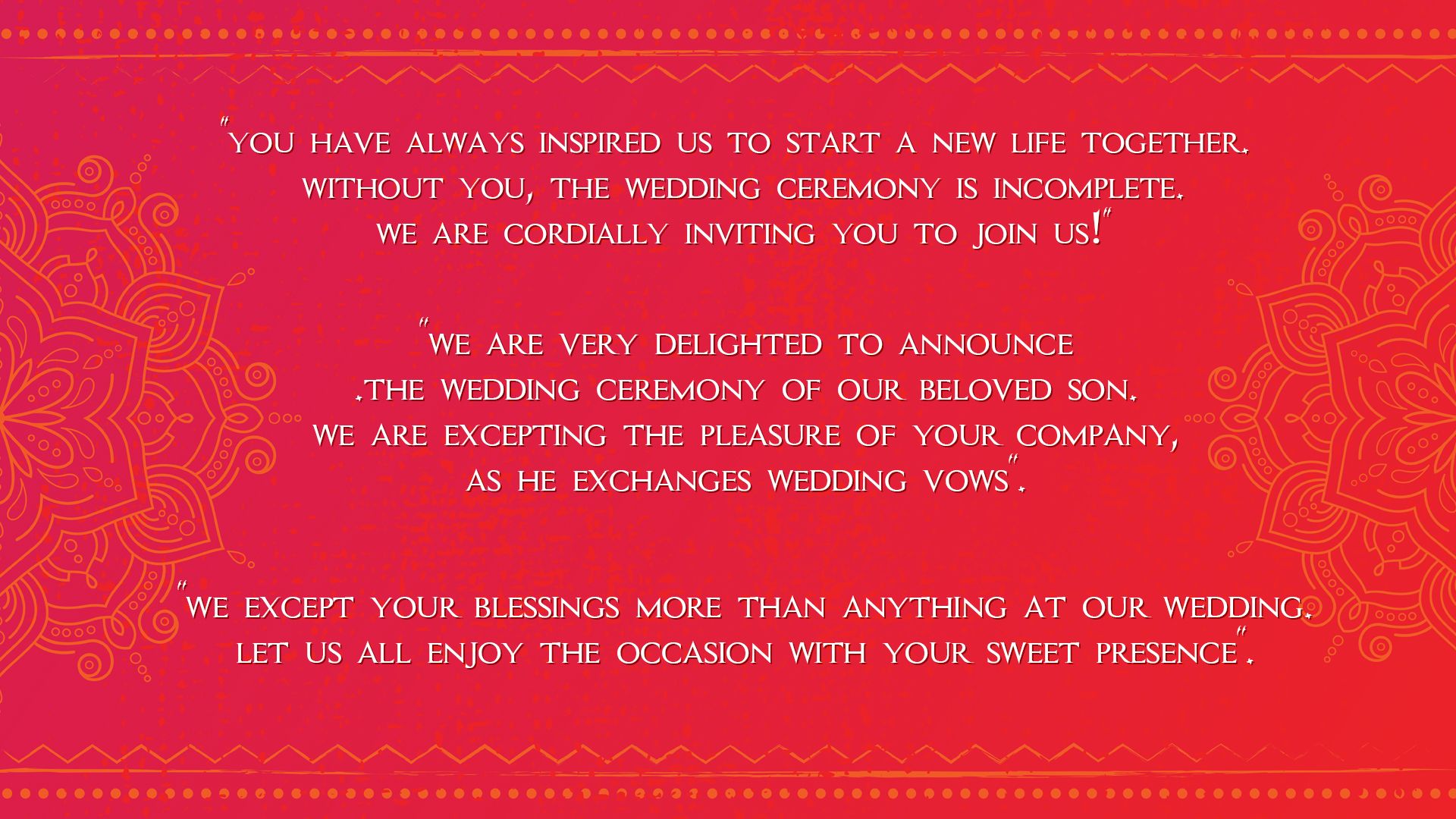 Best Wedding Invitation Messages Inviter