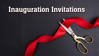 Inauguration Invitation